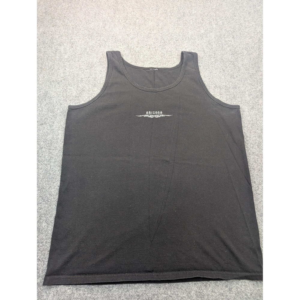 Tails of the Road Shirt Mens Large Black Arizona‎ Tank Top Biker Motorcycle